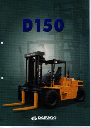 Wózki widłowe z silnikiem wysokoprężnym Doosan D 150