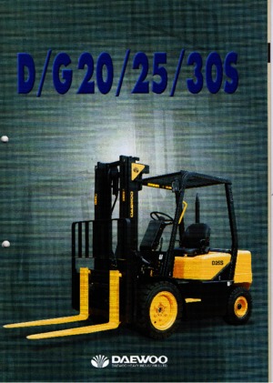 Wózki widłowe z silnikiem wysokoprężnym Doosan D 25 S 3
