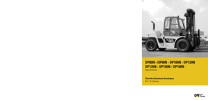 Wózki widłowe z silnikiem wysokoprężnym Caterpillar DP150N