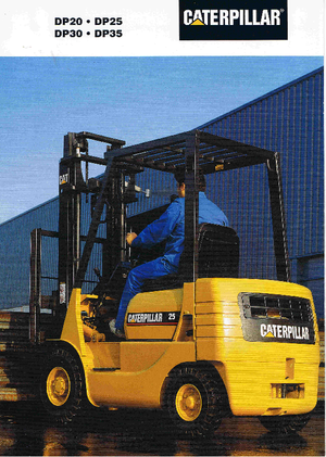 Wózki widłowe z silnikiem wysokoprężnym Caterpillar DP 25