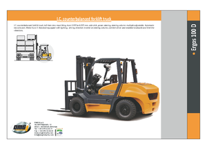 Wózki widłowe z silnikiem wysokoprężnym OMG Ergos 100 D