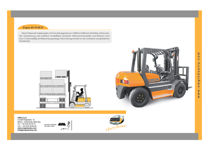 Wózki widłowe z silnikiem wysokoprężnym OMG Ergos 70 D