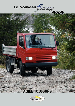 Traktory miejskie z zaczepem przednim Bonetti F 100 X