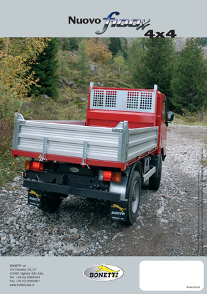 Traktory miejskie z zaczepem przednim Bonetti F 100 X