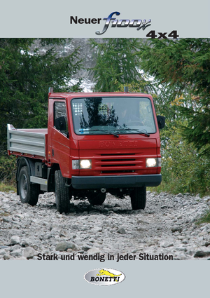 Traktory miejskie z zaczepem przednim Bonetti F 100 X