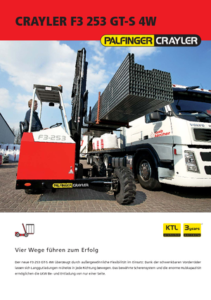 Spalinowe podwieszane wózki widłowe Palfinger F3 253 GT-S 4 W