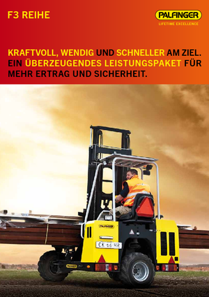 Spalinowe podwieszane wózki widłowe Palfinger F3 253 PX 4W
