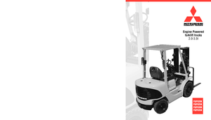 Wózki widłowe z silnikiem wysokoprężnym Mitsubishi FD 30 K