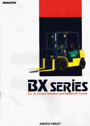 Wózki widłowe z silnikiem wysokoprężnym Komatsu FD 25 T 12