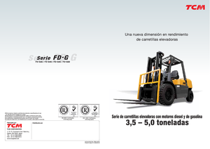 Wózki widłowe z silnikiem wysokoprężnym TCM FD 35 T 2