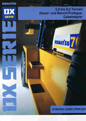 Wózki widłowe z silnikiem wysokoprężnym Komatsu FD 80-6