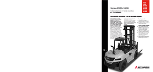 Wózki widłowe z silnikiem wysokoprężnym Mitsubishi FD100N