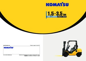 Wózki widłowe z silnikiem wysokoprężnym Komatsu FD 30 T 14