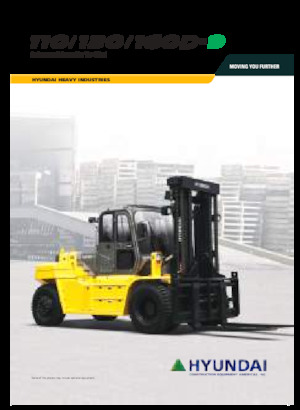 Wózki widłowe z silnikiem wysokoprężnym Hyundai 130D-9