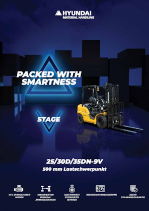 Wózki widłowe z silnikiem wysokoprężnym Hyundai 35DN-9V