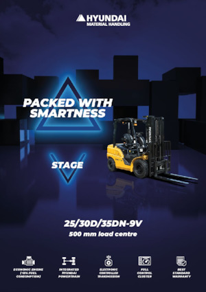 Wózki widłowe z silnikiem wysokoprężnym Hyundai 35DN-9V