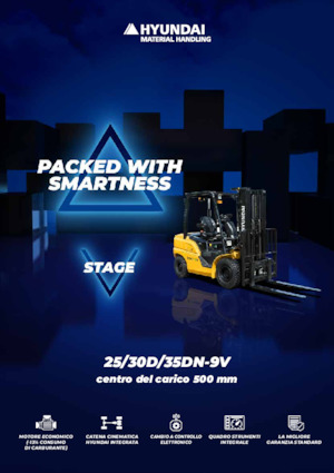 Wózki widłowe z silnikiem wysokoprężnym Hyundai 35DN-9V