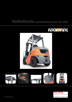 Wózki widłowe z silnikiem wysokoprężnym Toyota 52-8 FDJF 35 