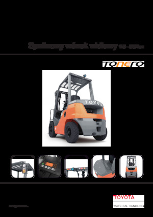 Wózki widłowe z silnikiem wysokoprężnym Toyota 52-8 FDJF 35 