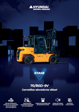 Wózki widłowe z silnikiem wysokoprężnym Hyundai 70D-9V