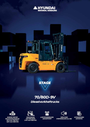 Wózki widłowe z silnikiem wysokoprężnym Hyundai 70D-9V
