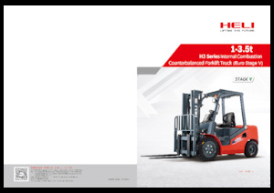Wózki widłowe z silnikiem wysokoprężnym Heli CPCD35