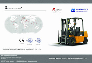 Wózki widłowe z silnikiem wysokoprężnym Sinomach CPCD20N