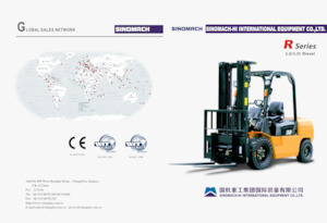 Wózki widłowe z silnikiem wysokoprężnym Sinomach CPCD30N