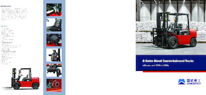 Wózki widłowe z silnikiem wysokoprężnym Sinomach CPCD40