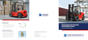 Wózki widłowe z silnikiem wysokoprężnym Sinomach CPCD50