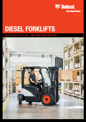 Wózki widłowe z silnikiem wysokoprężnym Bobcat D25S-7