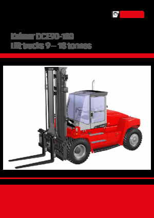 Wózki widłowe z silnikiem wysokoprężnym Kalmar DCE 160-9