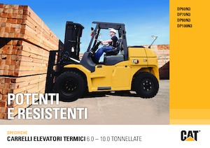 Wózki widłowe z silnikiem wysokoprężnym Caterpillar DP100N3