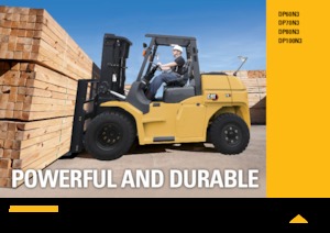 Wózki widłowe z silnikiem wysokoprężnym Caterpillar DP70N3