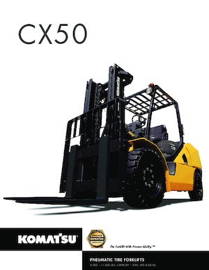 Wózki widłowe z silnikiem wysokoprężnym Komatsu FD40ZTU-10
