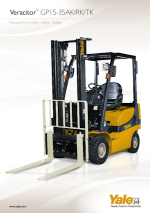 Wózki widłowe z silnikiem wysokoprężnym Yale GDP20AK