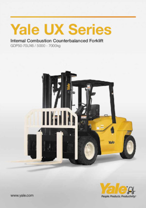 Wózki widłowe z silnikiem wysokoprężnym Yale GDP50UX6