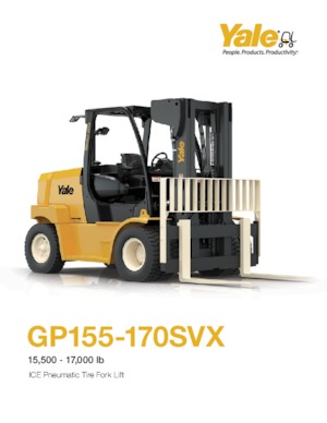 Wózki widłowe z silnikiem wysokoprężnym Yale GP170SVX