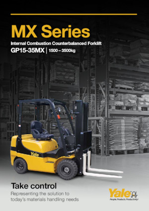 Wózki widłowe z silnikiem wysokoprężnym Yale GTP15MX