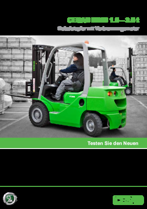 Wózki widłowe z silnikiem wysokoprężnym Cesab M315DV