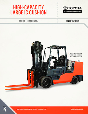 Wózki widłowe z silnikiem wysokoprężnym Toyota THDC4000-30