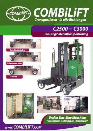 Elektryczne wielokierunkowe wózki widłowe Combi-Lift C 2500