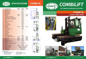 Spalinowe wózki widłowe boczne Combi-Lift C 5000 SL