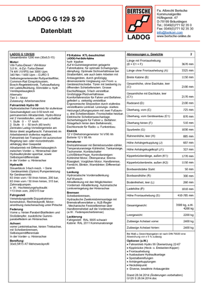 Traktory miejskie z zaczepem przednim Ladog G 129 S 20 E5