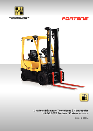 Wózki widłowe z silnikiem wysokoprężnym Hyster H1.6FT