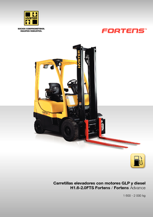 Wózki widłowe z silnikiem wysokoprężnym Hyster H1.6FT