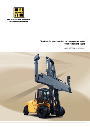 Wózki widłowe z silnikiem wysokoprężnym Hyster H10.00XM 12EC