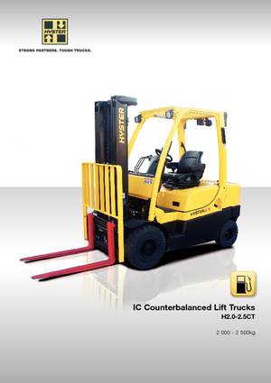 Wózki widłowe z silnikiem wysokoprężnym Hyster H2.5XT