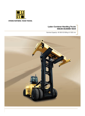 Wózki widłowe z silnikiem wysokoprężnym Hyster H40.00XM 16CH