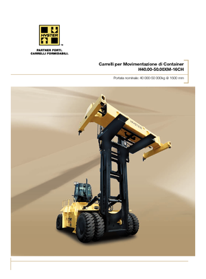 Wózki widłowe z silnikiem wysokoprężnym Hyster H40.00XM 16CH